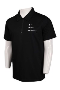P1049 Ordered Net Color Polo Shirt Neckline Zipper Design Polo Shirt Garment Factory